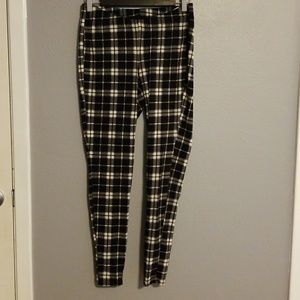 Plaid leggings
